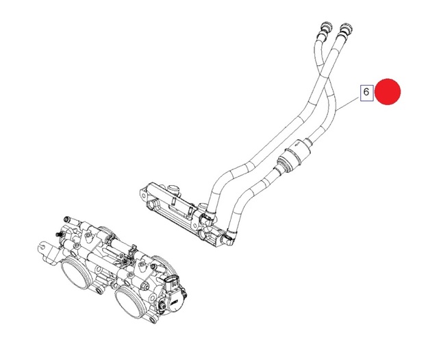 ASM-FUEL LINE SUPPLY SDI RMK  (tarvike: 87-07350)